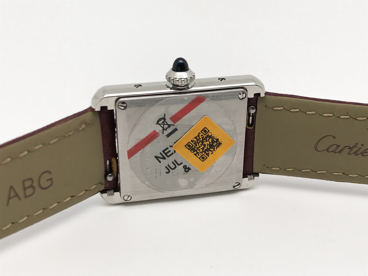 Tank Must 30mm Ladies Stainless Steel White Dial Red Leather Strap Quartz 7