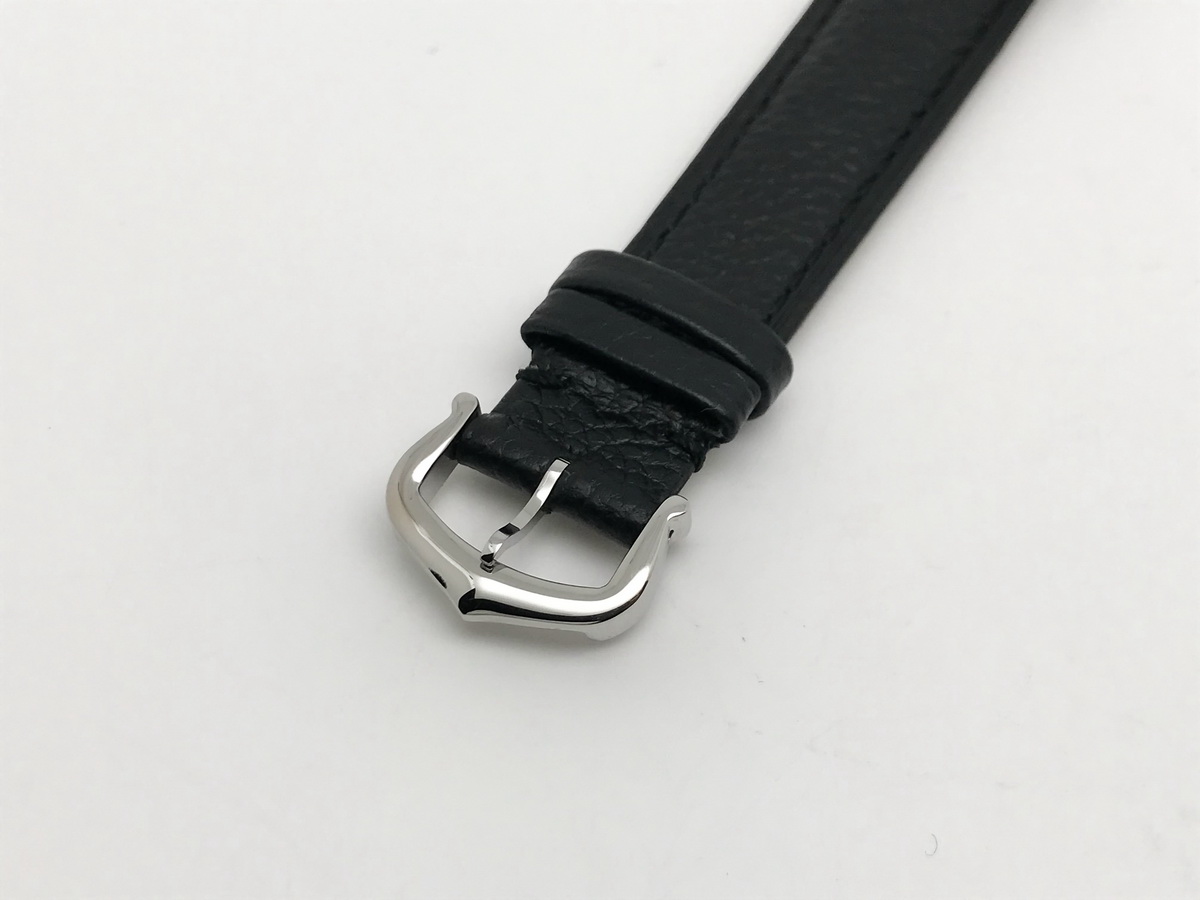 Tank Must 30mm Ladies Stainless Steel White Dial Black Leather Strap Quartz 6