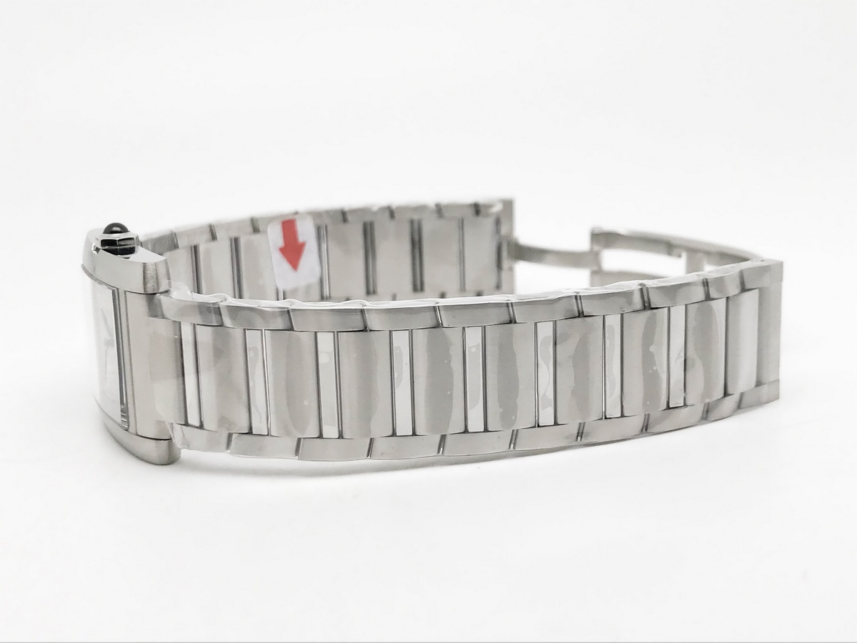 Tank Francaise 32mm Ladies Stainless Steel Silver Roman Dial Stainless Steel Bracelet Quartz 2