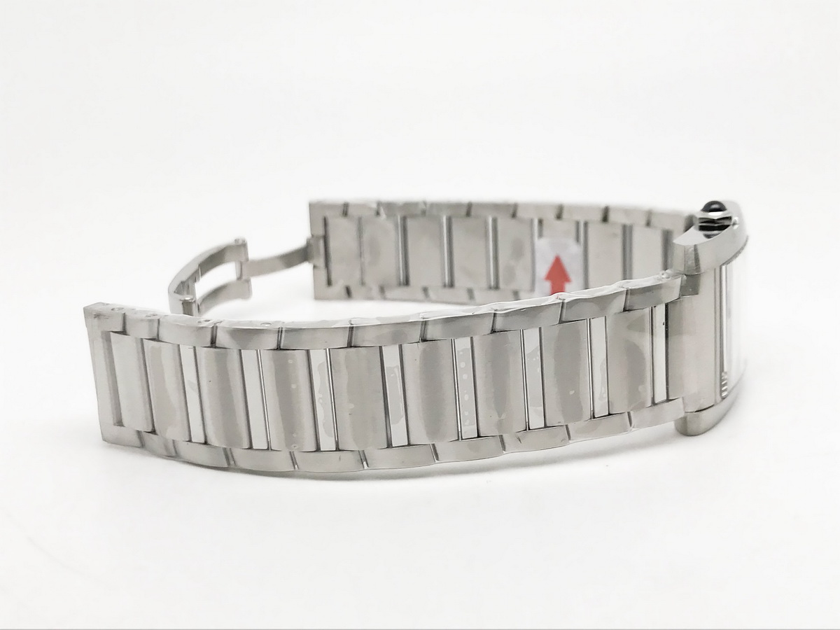 Tank Francaise 32mm Ladies Stainless Steel Silver Roman Dial Stainless Steel Bracelet Quartz 3