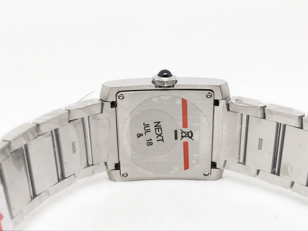 Tank Francaise 32mm Ladies Stainless Steel Silver Roman Dial Stainless Steel Bracelet Quartz 7