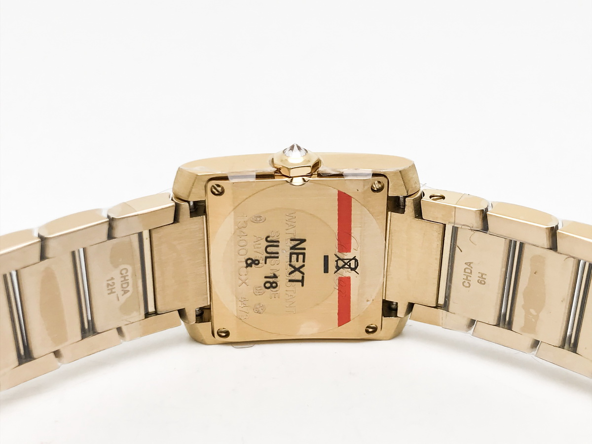 Tank Francaise 25.7mm Ladies Stainless Steel Yellow Gold Silver Roman Dial Yellow Gold Bracelet Quartz 7