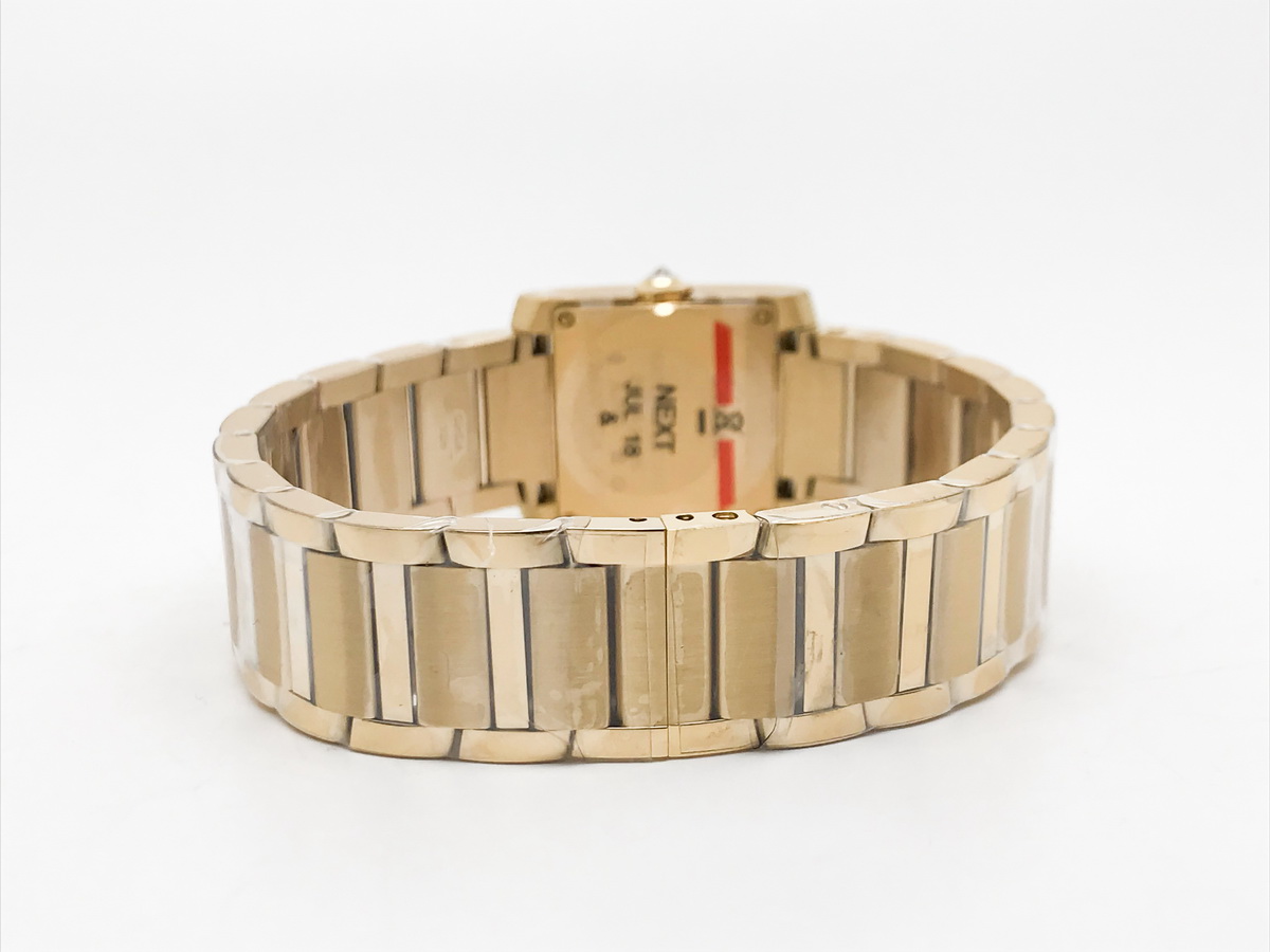 Tank Francaise 25.7mm Ladies Stainless Steel Yellow Gold Silver Roman Dial Yellow Gold Bracelet Quartz 8
