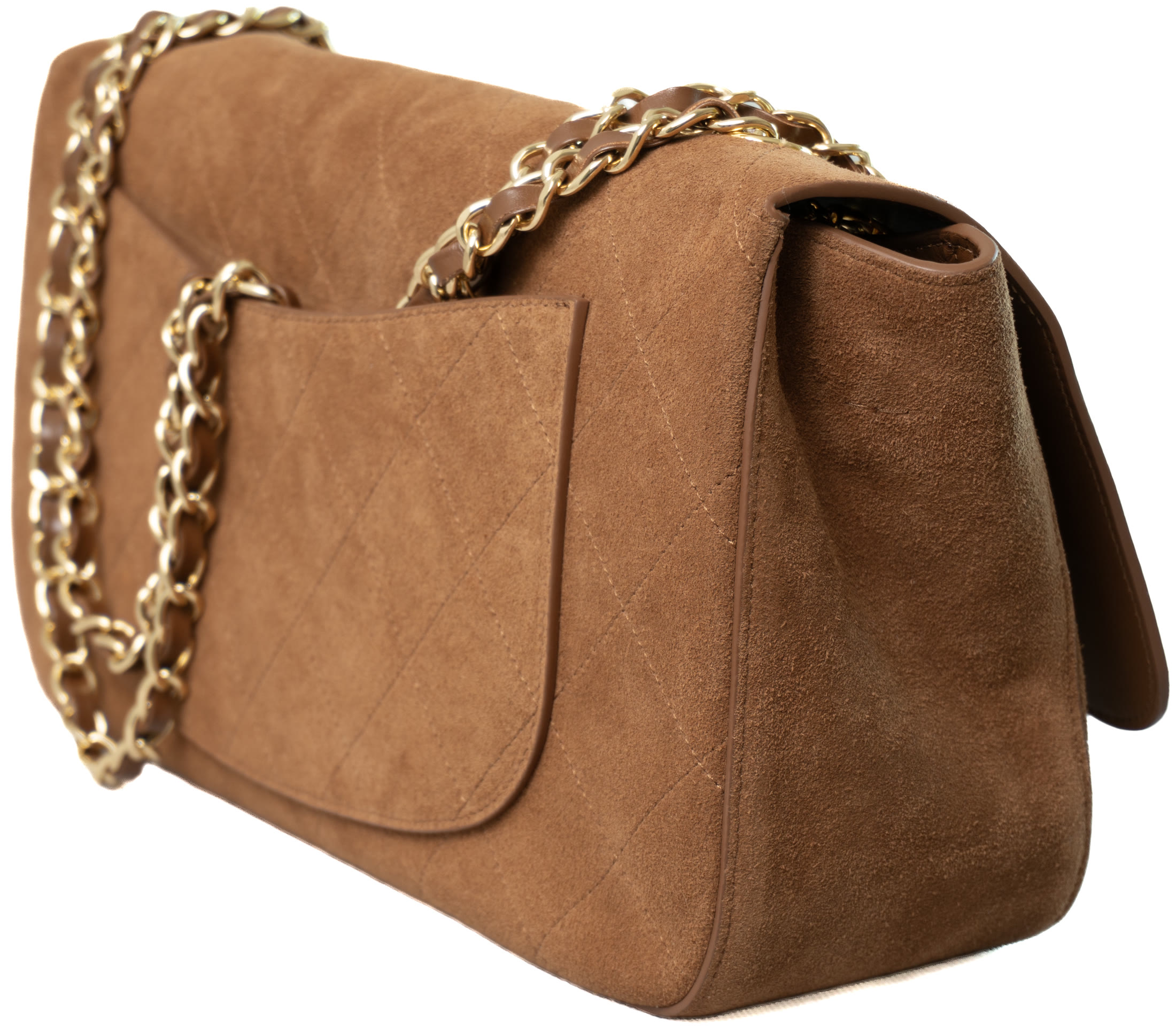 Maxi Flap Bag Suede 5