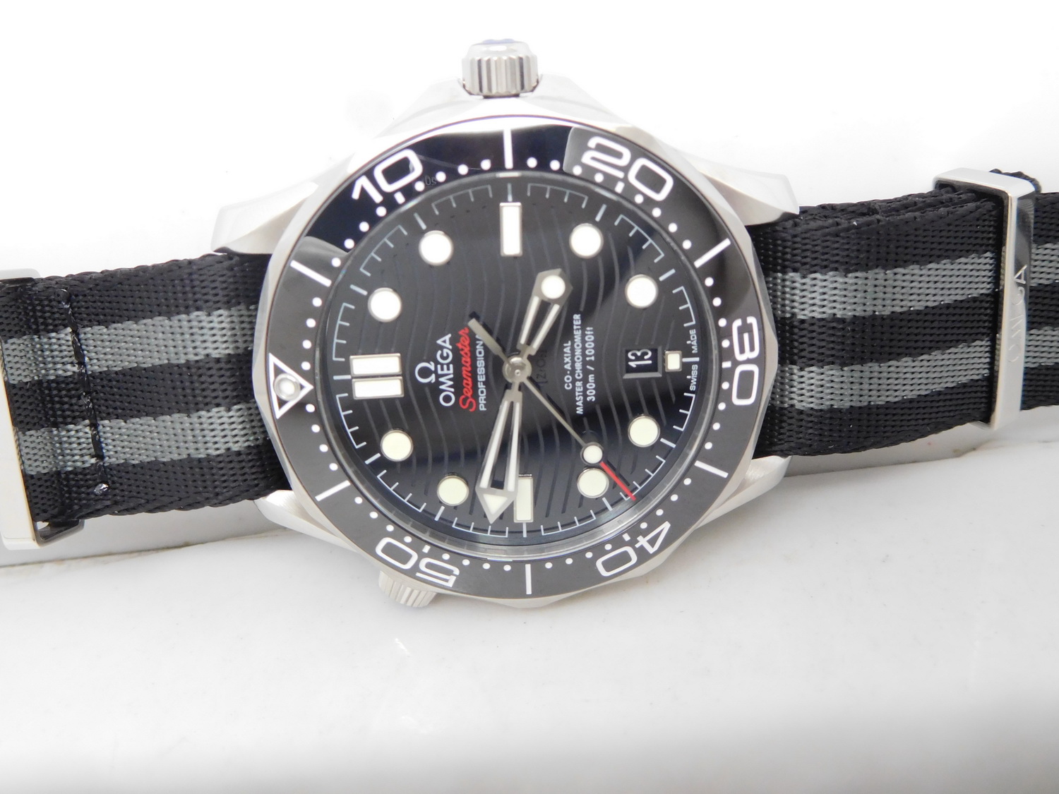 Seamaster Diver 300M 42mm Black Dial Nylon Strap 8800