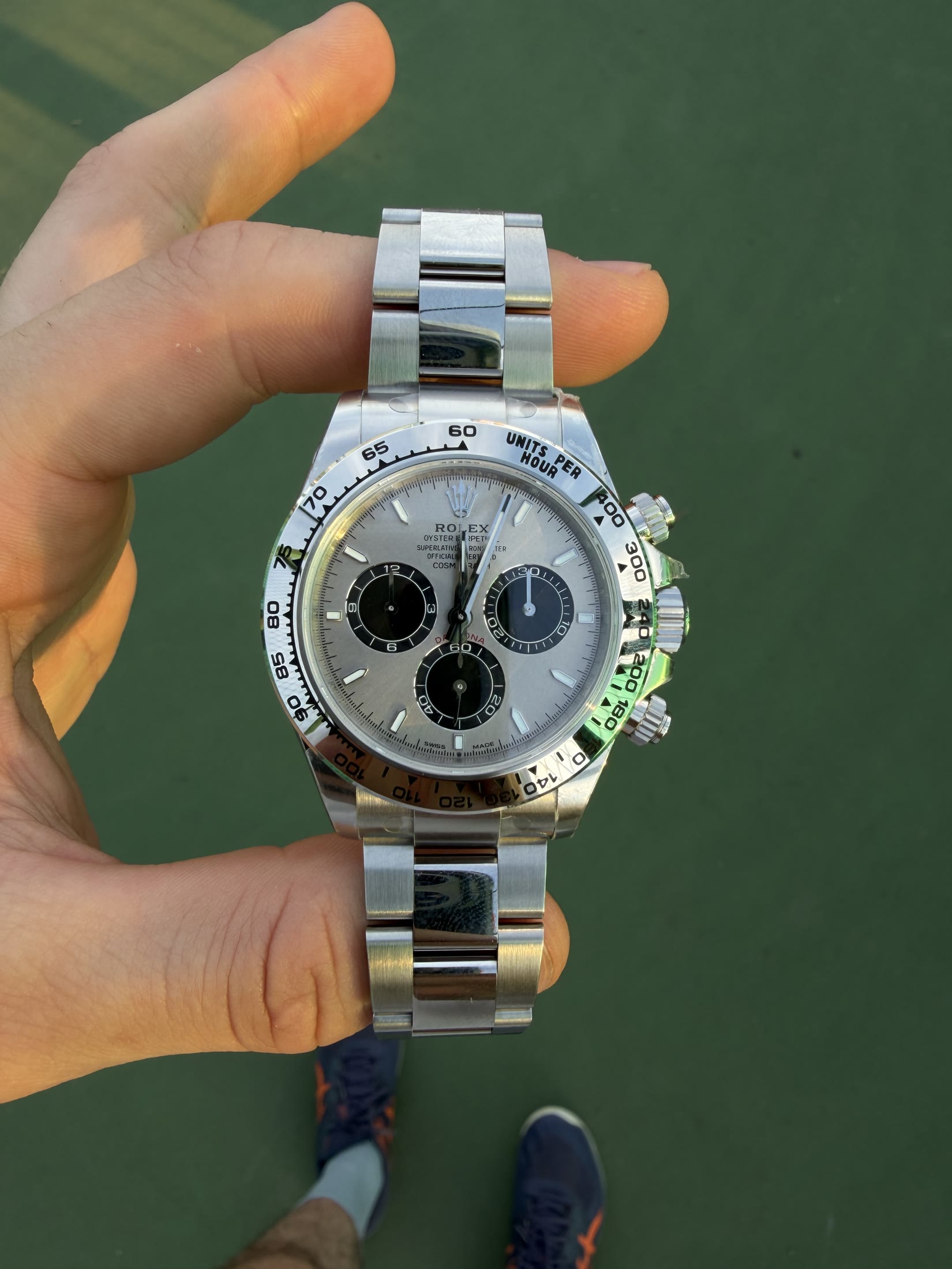 Daytona 126509 40mm V3 Weighted Silver Dial Black Subdials Oyster Bracelet 4131