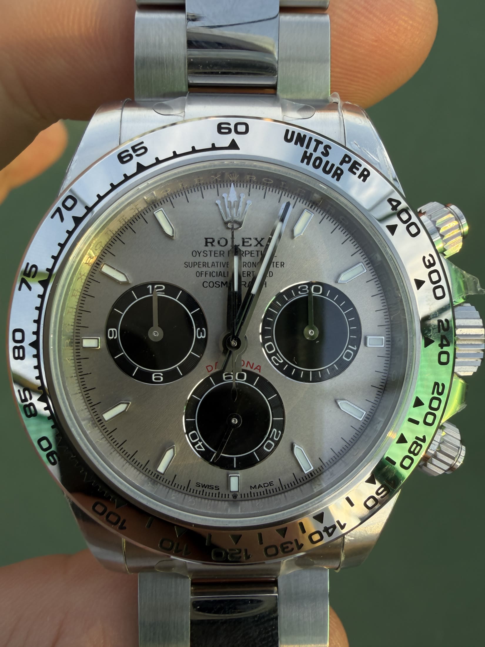 Daytona 126509 40mm V3 Weighted Silver Dial Black Subdials Oyster Bracelet 4131 2