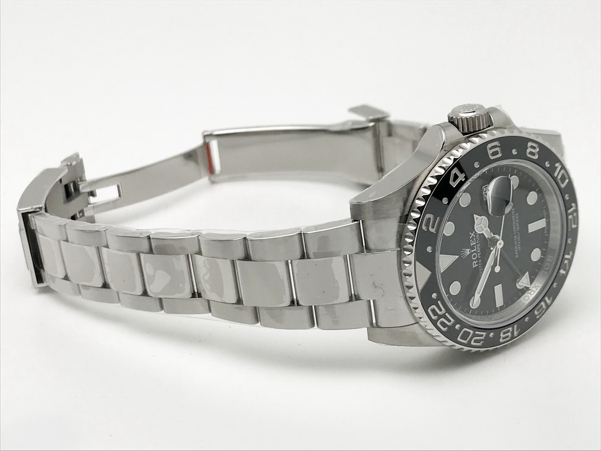 GMT-Master II 116710 40mm Ceramic Bezel Black Dial Oyster Bracelet 3186 3