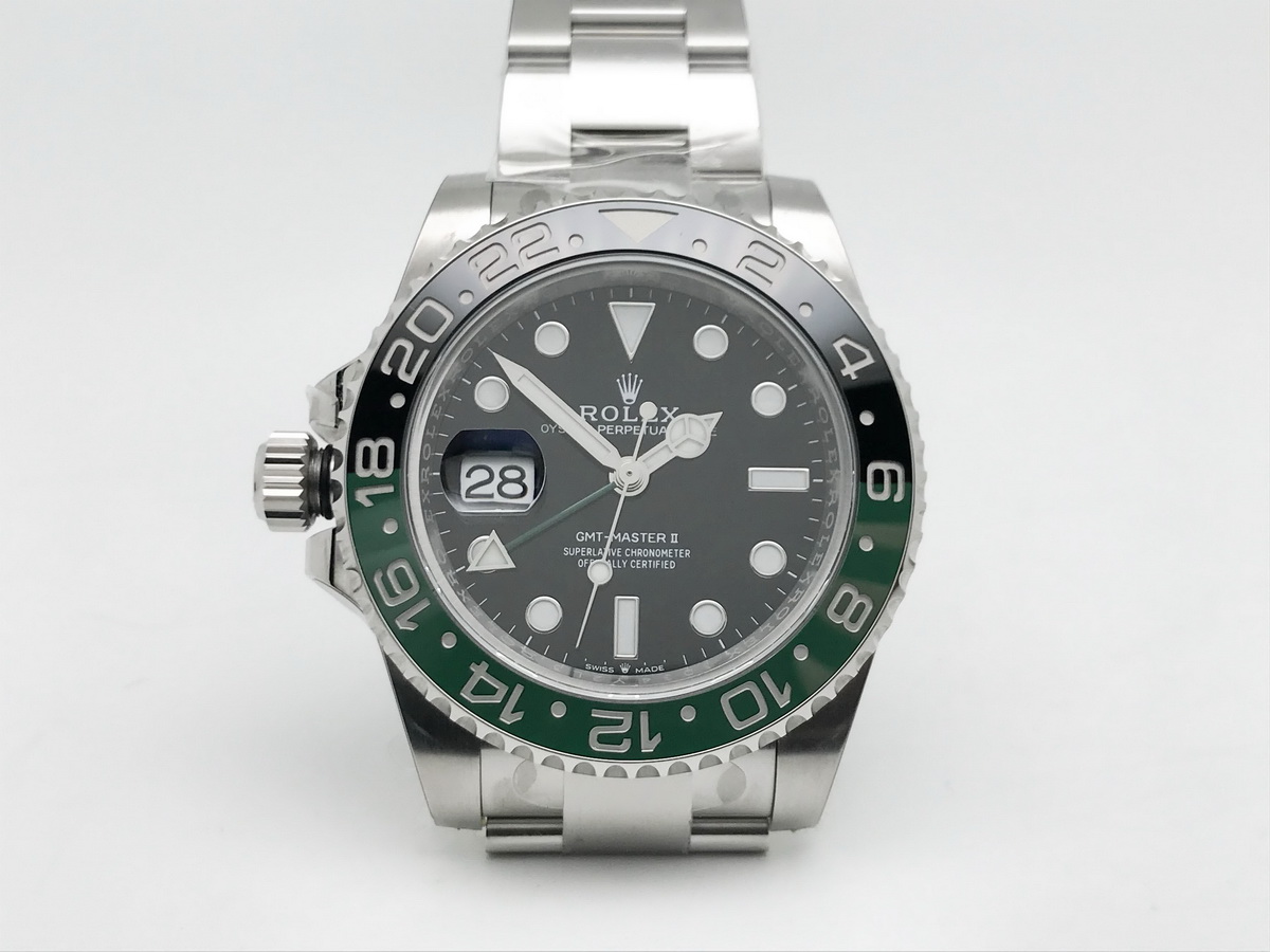 GMT-Master II 126720VTNR 40mm Sprite Ceramic Bezel Black Dial Oyster Bracelet 3285