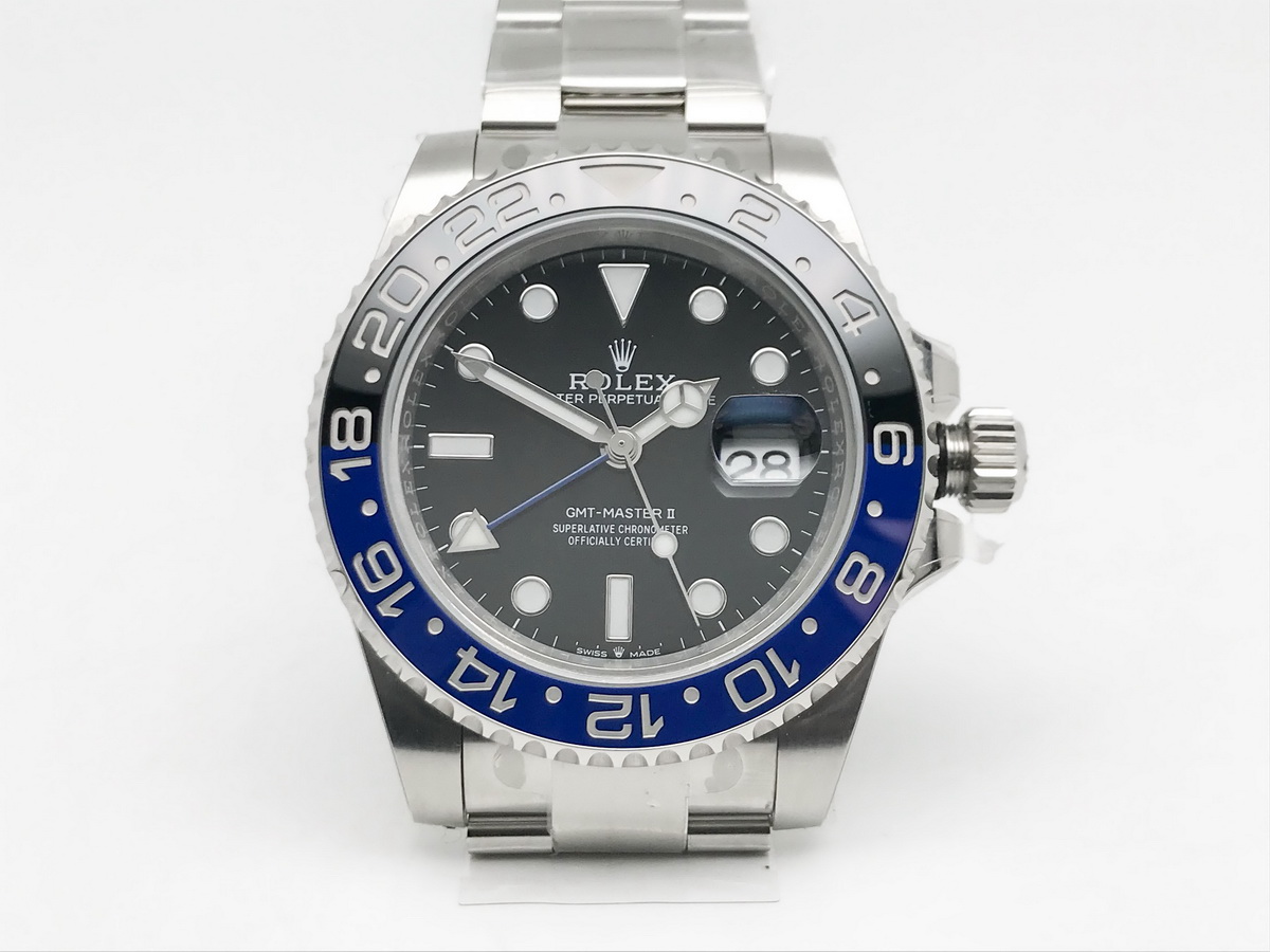GMT-Master II 126710 40mm Batman Ceramic Bezel Black Dial Oyster Bracelet 3285