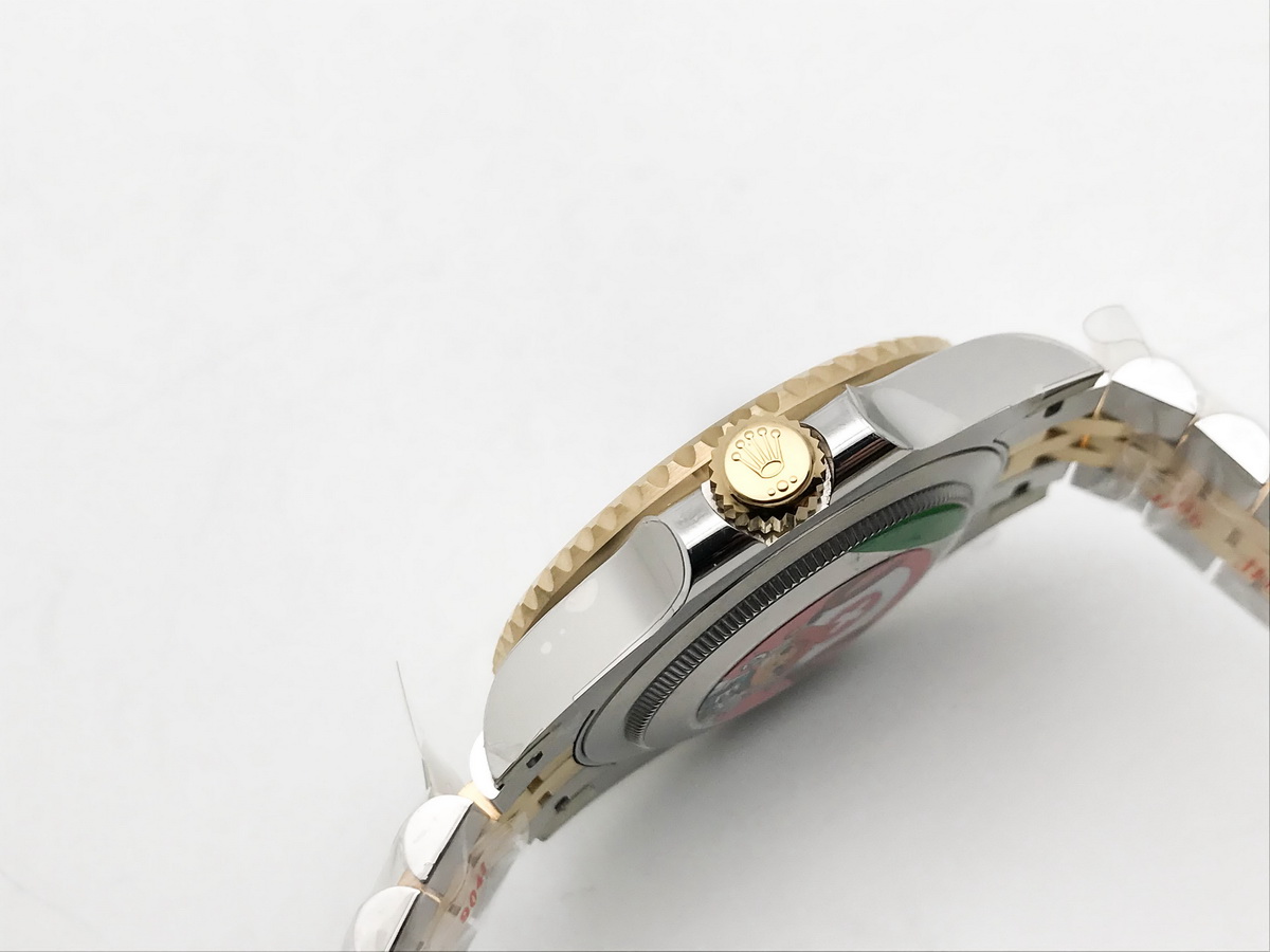GMT-Master II 126713 40mm Ceramic Bezel Yellow Gold Case Black Dial Jubilee Bracelet 3285 4