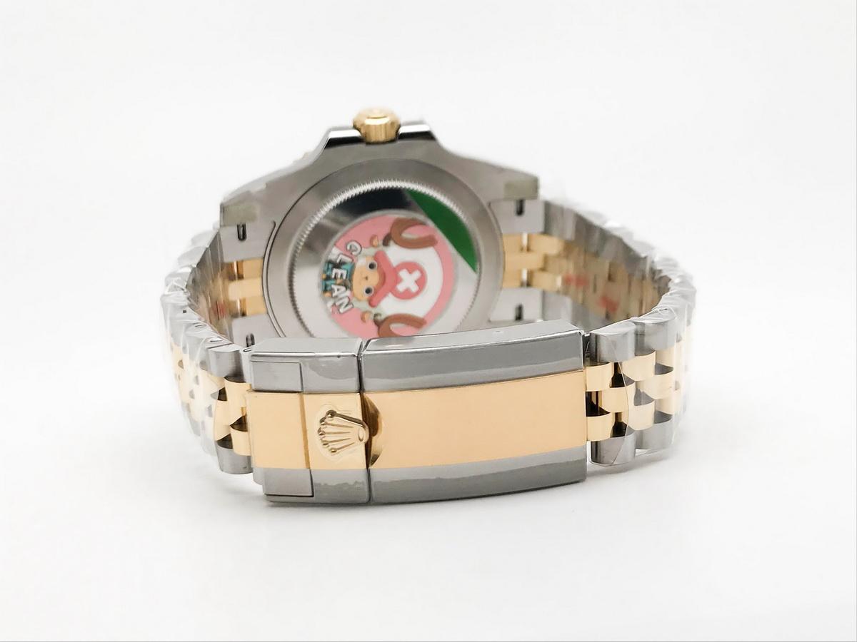 GMT-Master II 126713 40mm Ceramic Bezel Yellow Gold Case Black Dial Jubilee Bracelet 3285 8