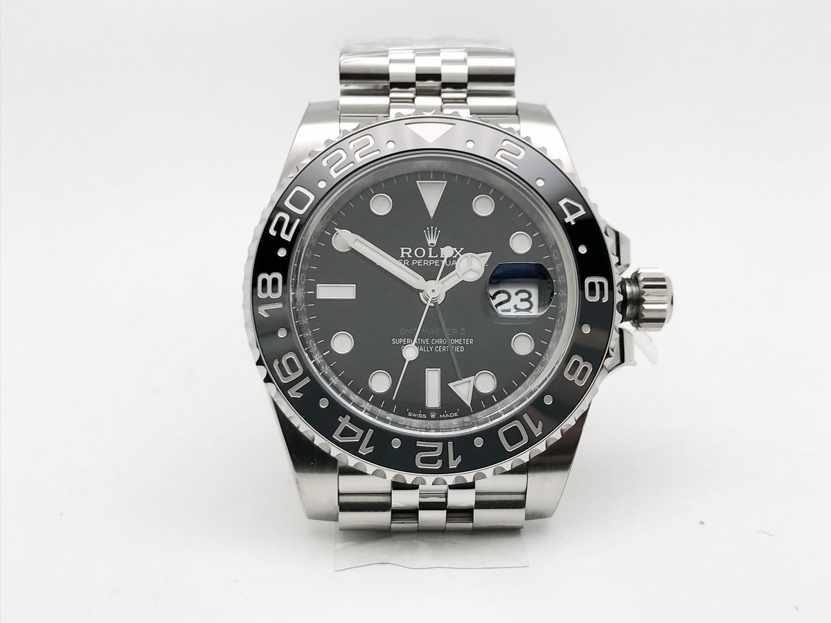 GMT-Master II 126710GRNR 40mm Bruce Wayne Ceramic Bezel Black Dial Jubilee Bracelet 3285
