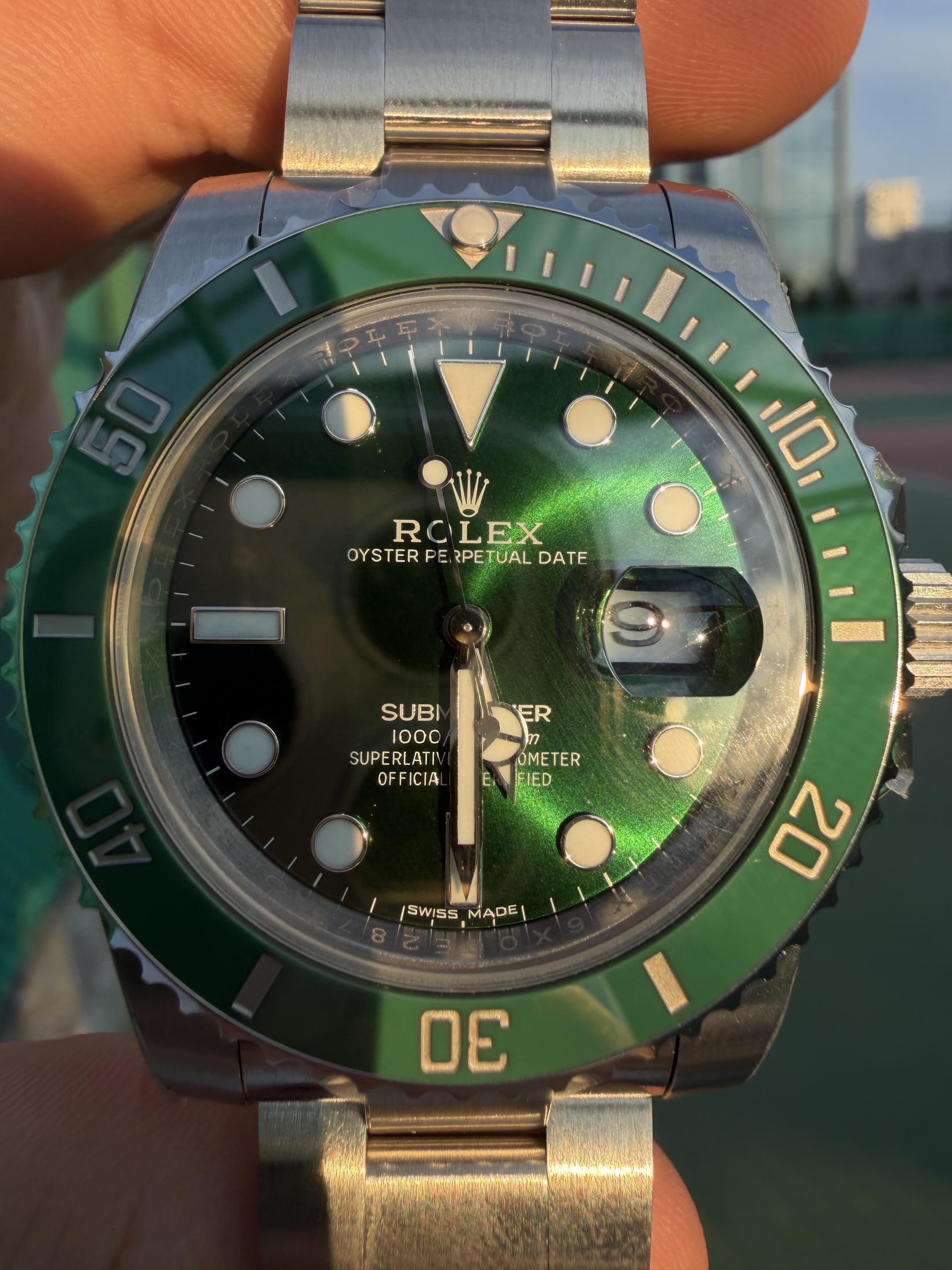 Submariner 116610LV 40mm Ceramic Bezel Green Dial Oyster Bracelet 3135 2